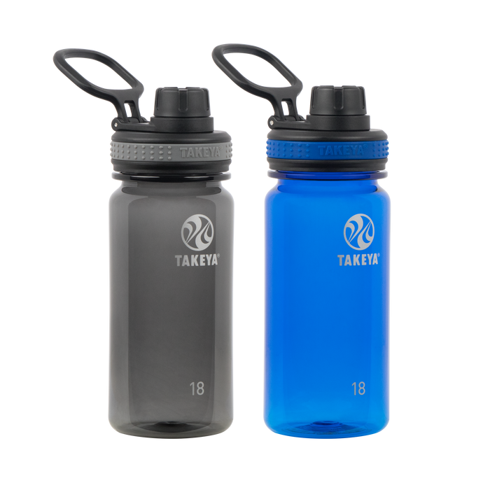 Tritan Water Bottle Bundle With Spout Lid (2 Pack) J8