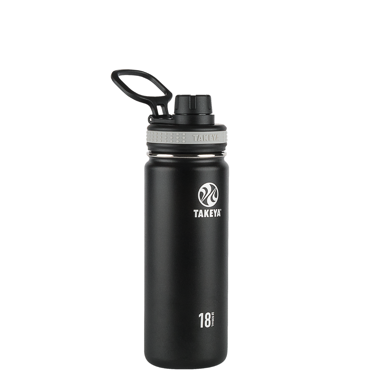 Originals Water Bottle with Spout Lid O3 — 18oz / Black