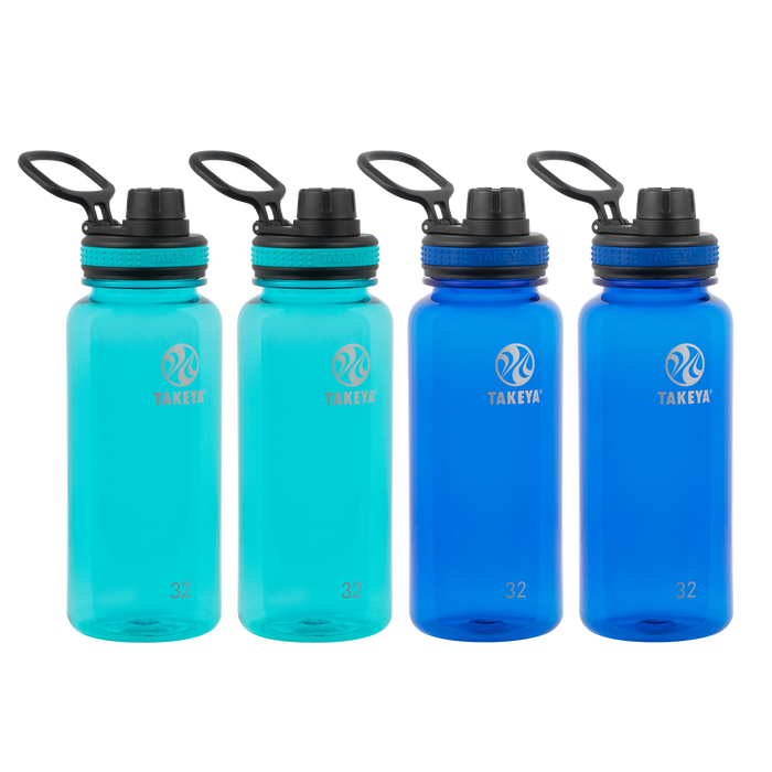 Tritan Water Bottle With Spout Lid (4 Pack) D4