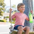 Actives Kids Glow In The Dark Water Bottle With Straw Lid A8