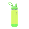 Actives Kids Glow In The Dark Water Bottle With Straw Lid F3