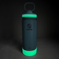 Actives Kids Glow In The Dark Water Bottle With Straw Lid F3