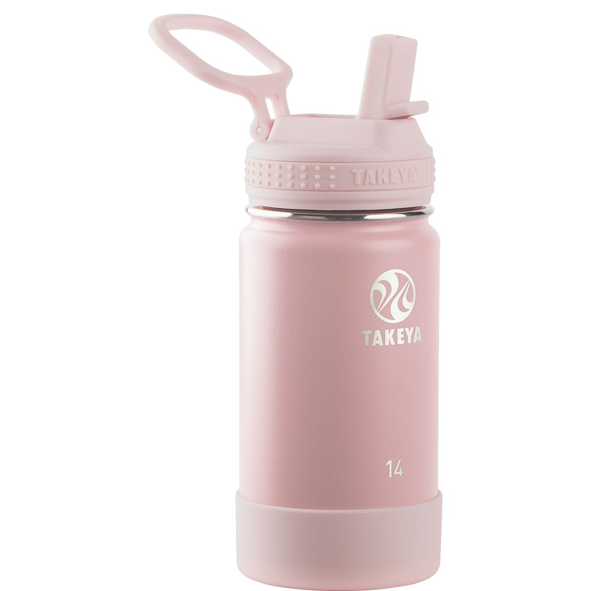 Actives Kids Water Bottle With Straw Lid X9 — 14oz / Blush