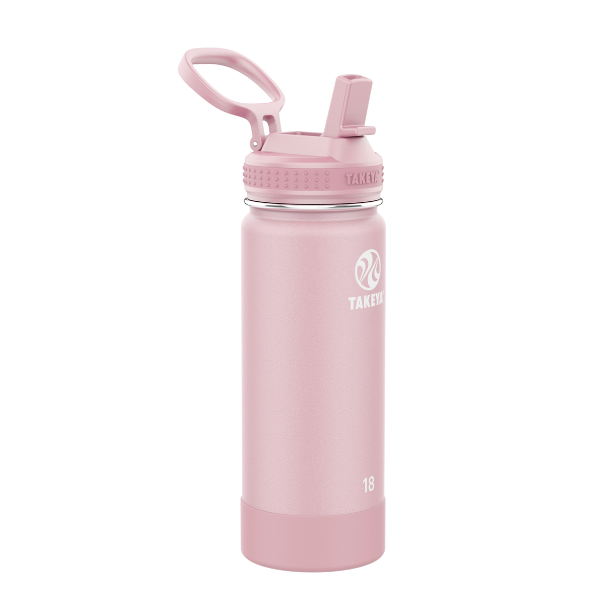 Actives Water Bottle With Straw Lid X4 — 18oz / Blush