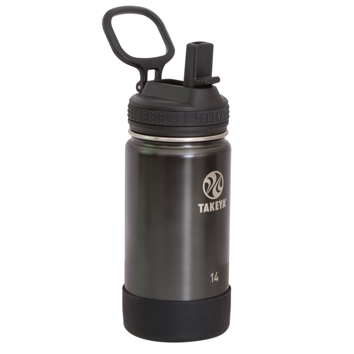 Actives Kids Water Bottle With Straw Lid X9