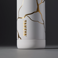 Kintsugi Water Bottle with Straw Lid L5