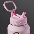 Kintsugi Water Bottle with Straw Lid L5