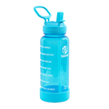 Tritan Motivational Water Bottle With Straw Lid K0