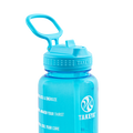 Tritan Motivational Water Bottle With Straw Lid K0