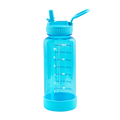 Tritan Motivational Water Bottle With Straw Lid K0