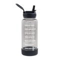 Tritan Motivational Water Bottle With Straw Lid K0