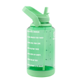 Tritan Motivational Water Bottle With Straw Lid K0