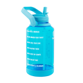 Tritan Motivational Water Bottle With Straw Lid K0