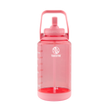 Tritan Motivational Water Bottle With Straw Lid K0