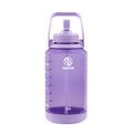 Tritan Motivational Water Bottle With Straw Lid K0