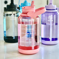 Tritan Motivational Water Bottle With Straw Lid K0