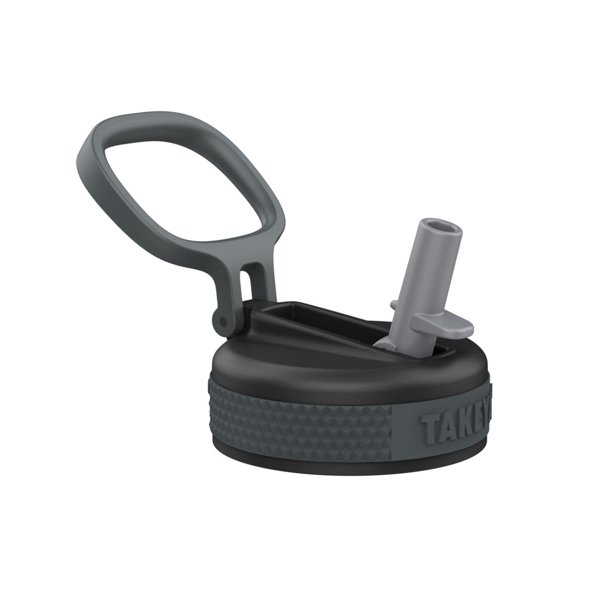 Sport Straw Lid With Handle I1 — - / Obsidian