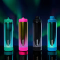 Aurora Water Bottle With Straw Lid B0
