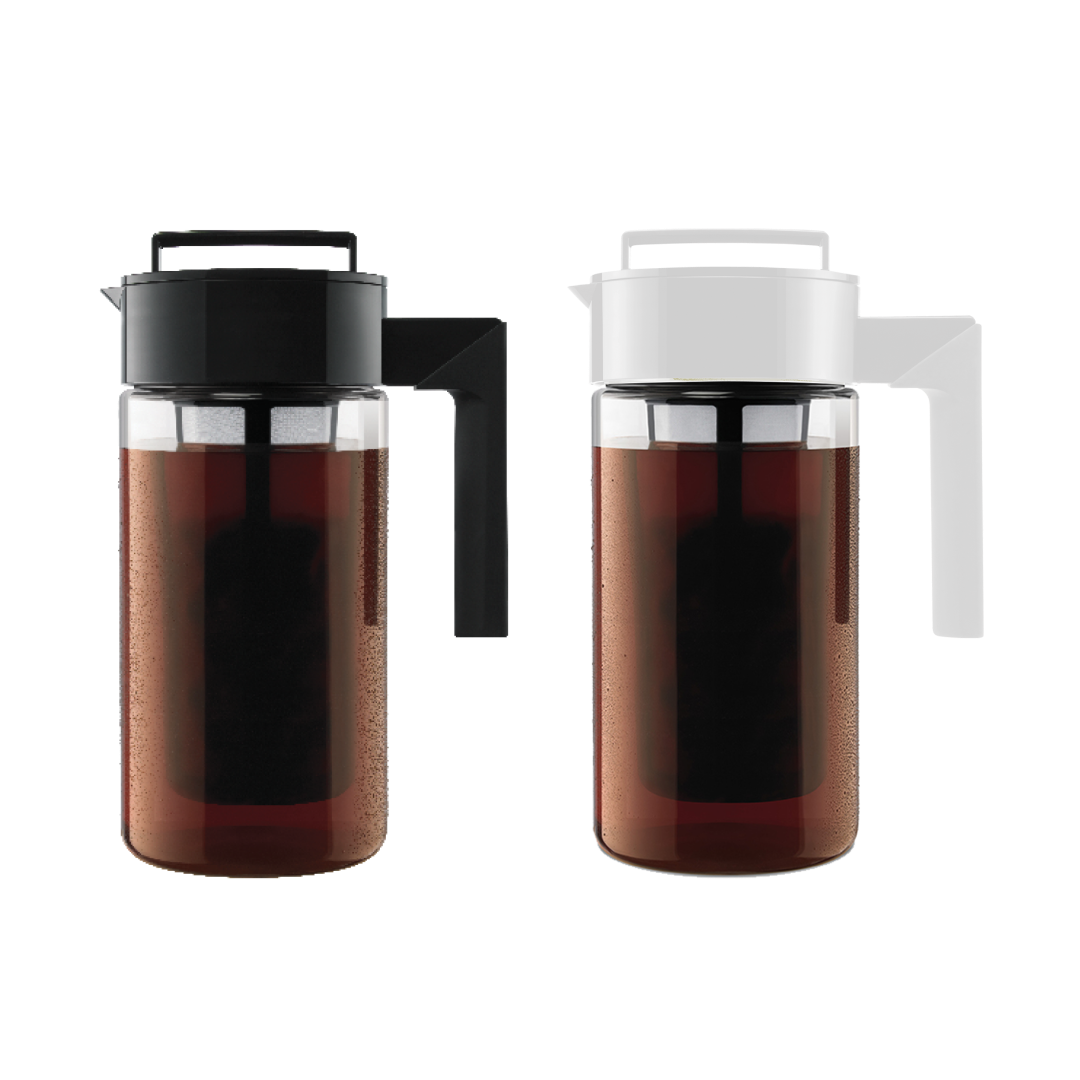 Cold Brew Coffee Maker Bundle (2 Pack) X8 — 1qt / Black/White