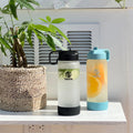 Sure-Grip Glass Water Bottle Q7