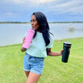 Straw Tumbler Q9