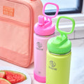 Actives Kids Glow In The Dark Water Bottle With Straw Lid A8