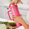 Straw Tumbler With Handle K9