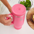 Straw Tumbler With Handle K9