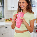 Straw Tumbler With Handle K9