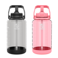 Tritan Motivational Bottle Bundle With Straw Lid (2 Pack) S2