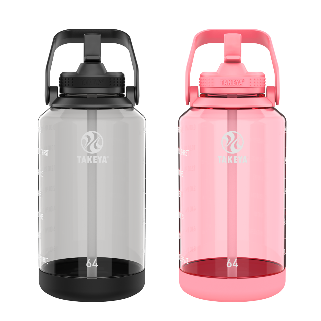 Tritan Motivational Bottle Bundle With Straw Lid (2 Pack) S2 — 64oz