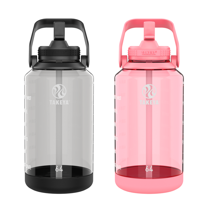 Tritan Motivational Bottle Bundle With Straw Lid (2 Pack) S2