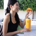 Actives Water Bottle With Straw Lid N1