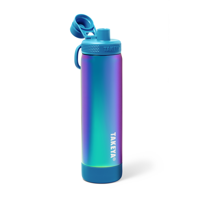 Aurora Water Bottle With Spout Lid Q0
