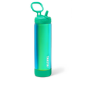 Aurora Water Bottle With Straw Lid B0