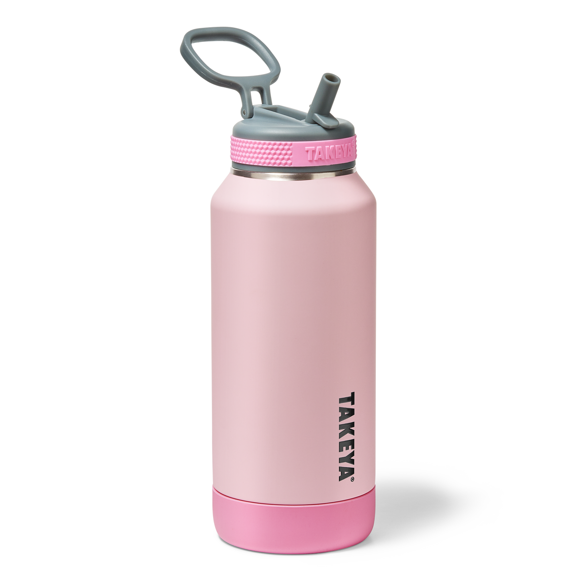 Sport Soft Touch Water Bottle With Straw Lid V3 — 32oz / Pink Jelly