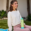 Actives Water Bottle With Straw Lid X4