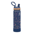 Actives Water Bottle With Straw Lid X4