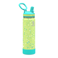 Actives Water Bottle With Straw Lid X4