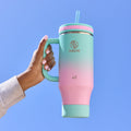 Straw Tumbler With Handle K9