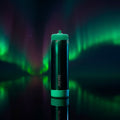 Aurora Water Bottle With Straw Lid B0